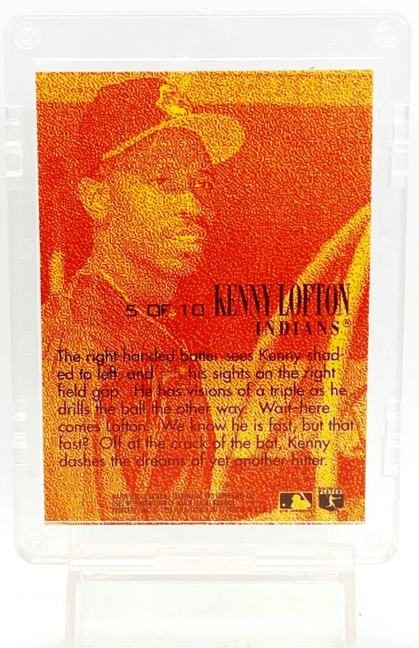 1996 Fleer E-XL Kenny Lofton #5-10 (2)