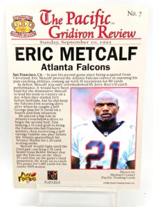 1996 Pacific Collection Eric Metcalf #7 (2)