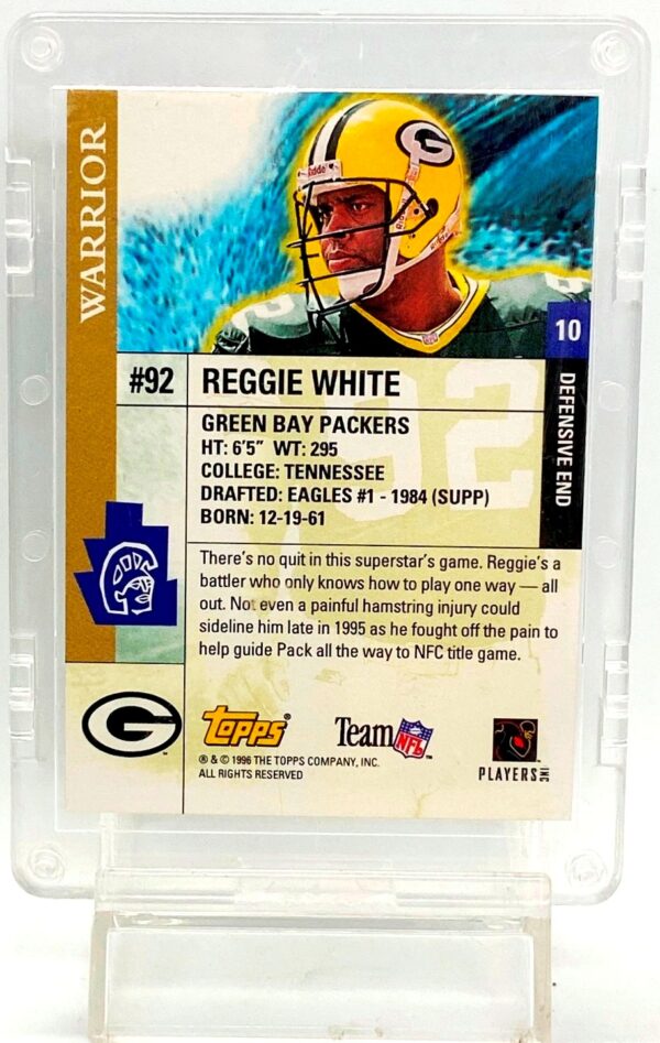 1996 Topps Gilt Edge Reggie White #10 (2)
