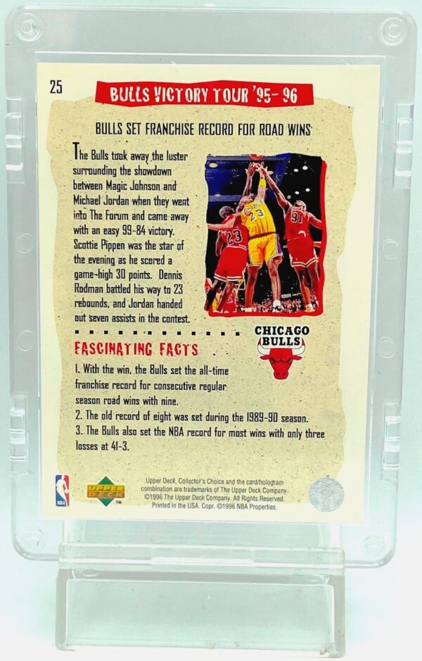 1996 UD CC Tour '95-'96 Michael Jordan #25 (2)