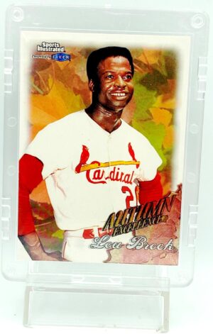 1998 Fleer SI Autumn EX Lou Brock #6AE (A)
