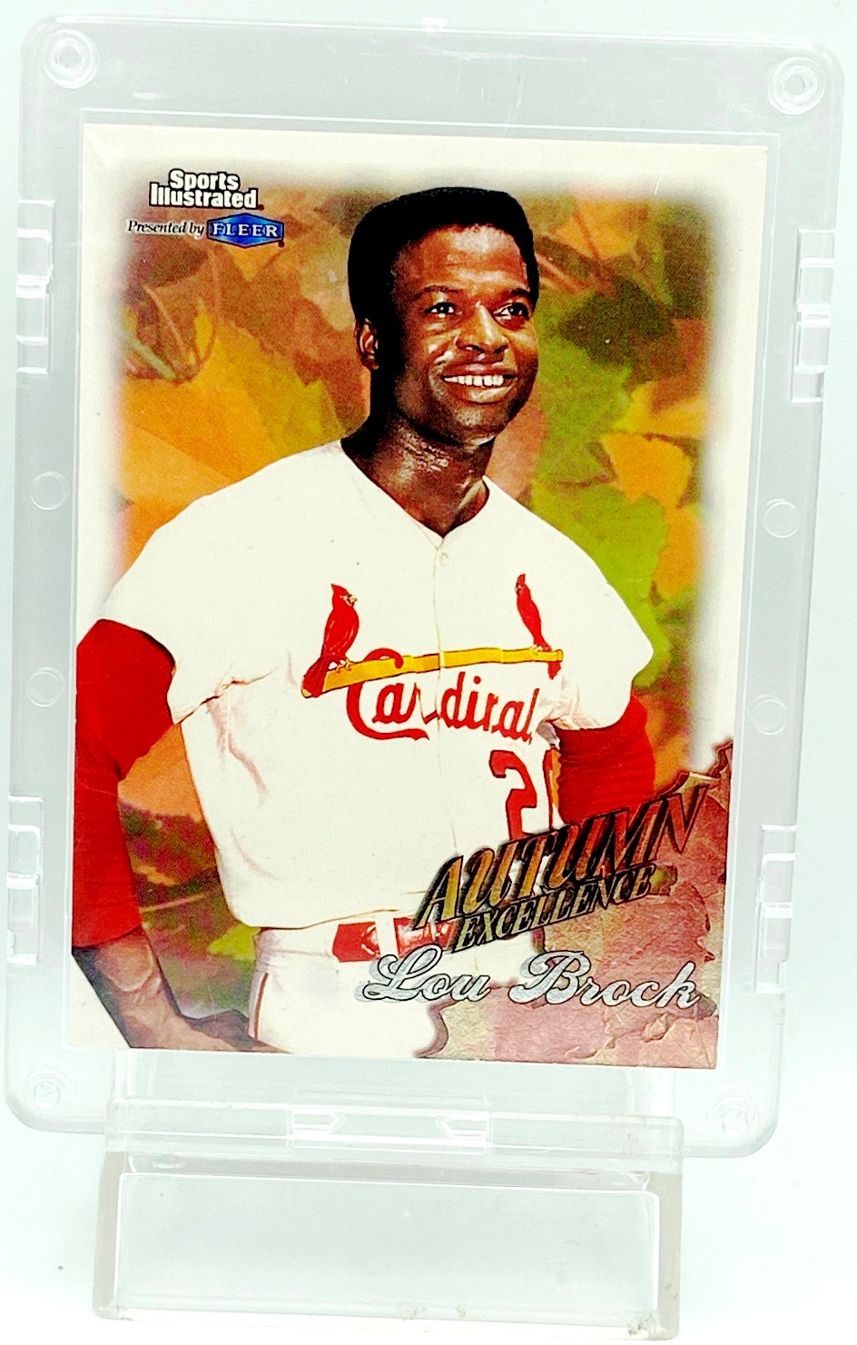 1998 Fleer SI Autumn EX Lou Brock #6AE (A)
