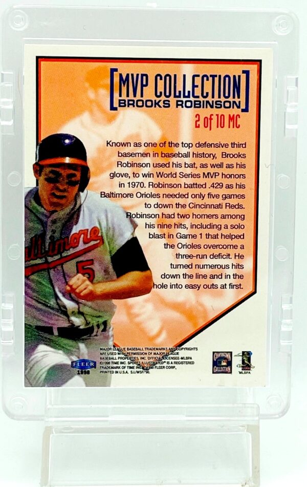1998 Fleer SI'70 MVP-Purple Brooks Robinson#2 (B)
