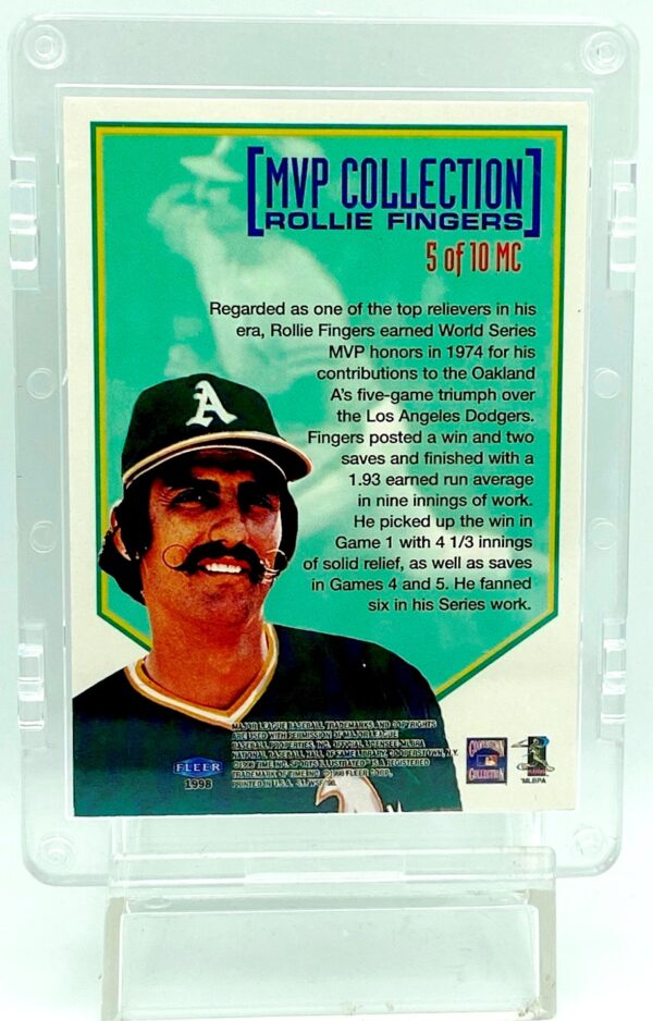 1998 Fleer SI'74 MVP-Blue Rollie Fingers #5 (B)