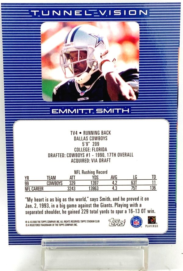 2000 TSC Tunnel Vision Emmitt Smith #TV4 (3)