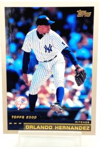 2000 Topps Gold Orlando Hernandez #2-8 (2)