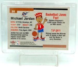 2002-03 Fleer Michael Jordan Card #91 (2)