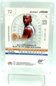 2002 Fleer Authentix Michael Jordan #72 (2)