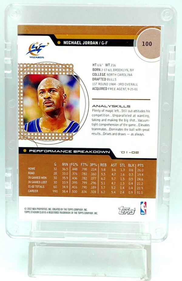 2002 TSC Gold Michael Jordan #100 (2)