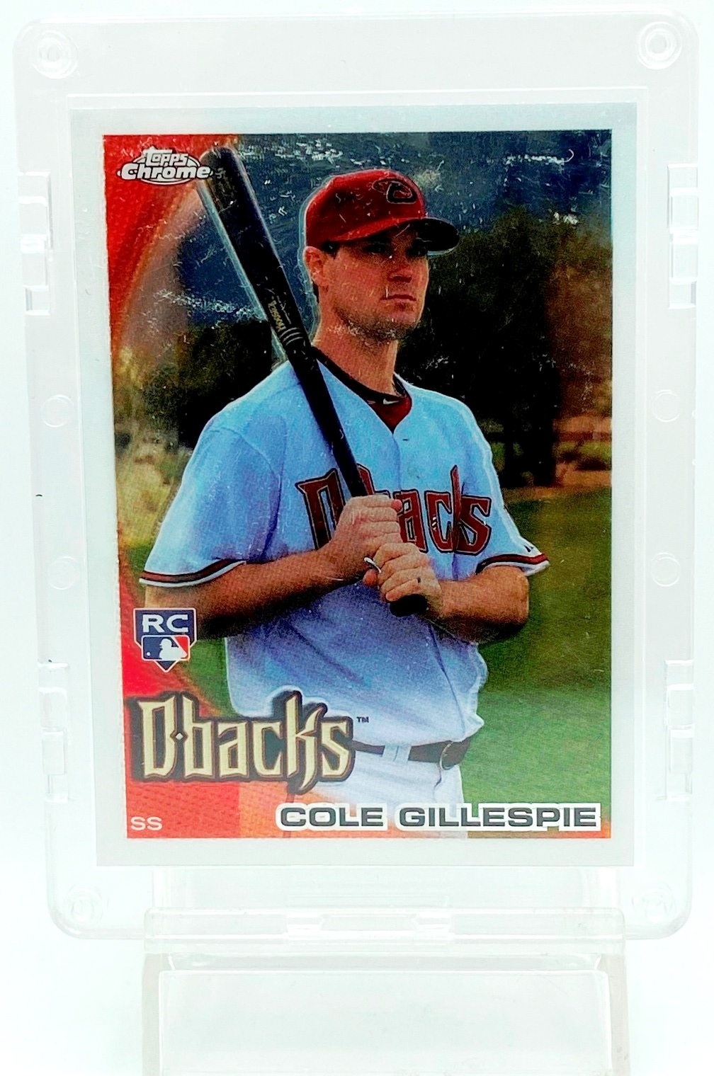 2010 Topps Chrome Cole Gillespie Rookie Card #186 (D-Backs)