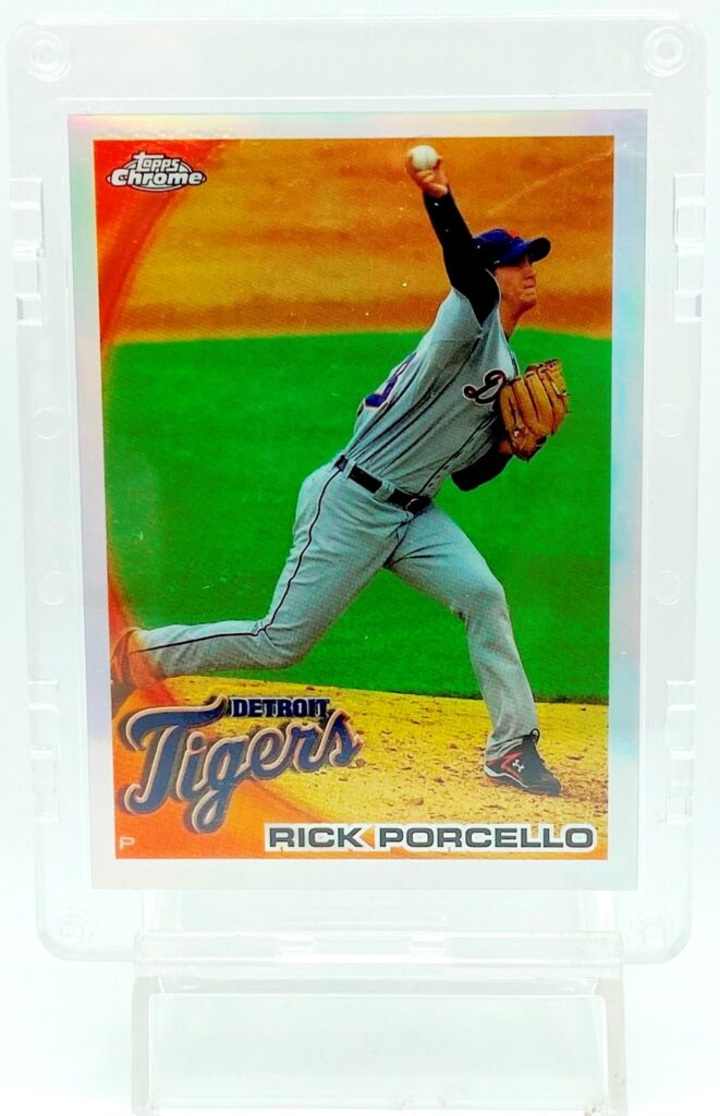 Vintage 2010 Topps Chrome Rick Porcello Refractor Card #13 Team ...