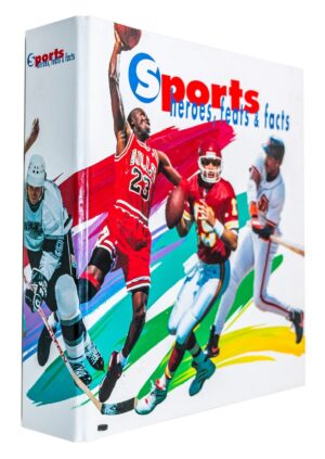 Vintage Sports Heroes, Feats & Facts Volume-1 Memorabilia Collector's Binder “Rare-Vintage” (1994)