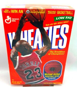 Michael Jordan #23 Red Jersey Series-91 Michael Jordan Basketball Offer (Expired)! Sealed Original Full Box Wheaties Collectors Cereal Box Edition "Rare-Vintage" (1997