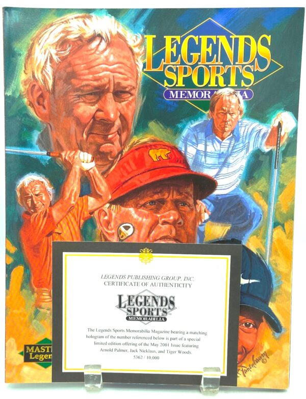 2001 Tiger Woods Master Legends (1A)