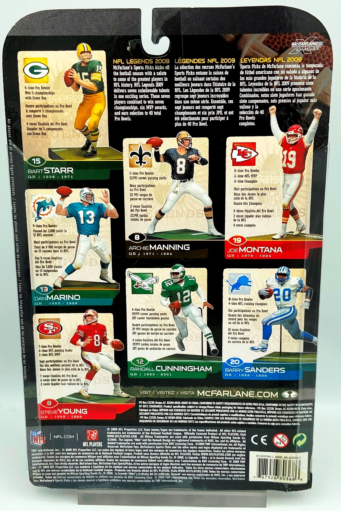 2009 McFarlane Legends Toy r Us Joe Montana (6)