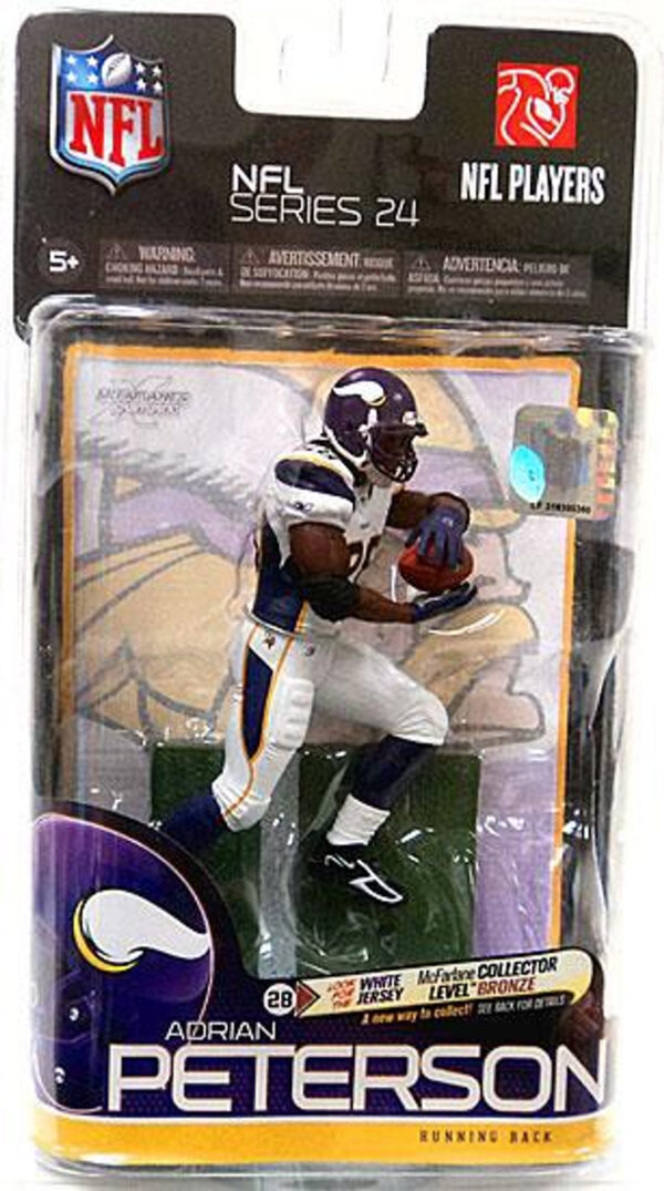 2010 McFarlane S-24 Adrian Peterson White (0) 2010 McFarlane S-24 Adrian Peterson White (0)