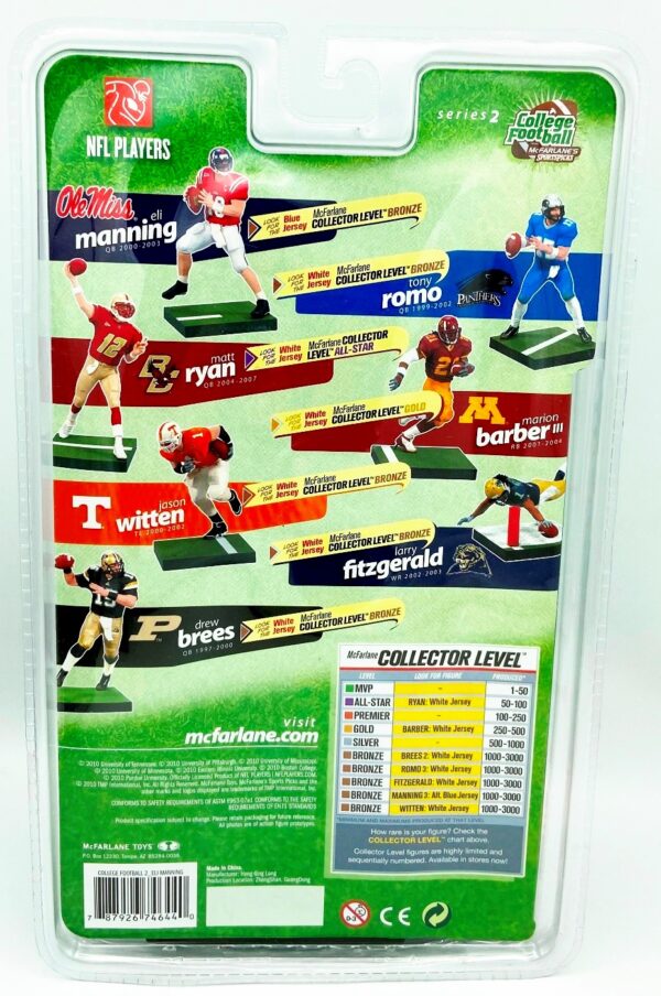 2010 McFarlane NCAA Bronze Eli Manning 1pc(4)