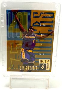 1994 Flair Hot Numbers 4 Chris Webber #20 (1)