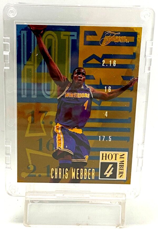 1994 Flair Hot Numbers 4 Chris Webber #20 (1)