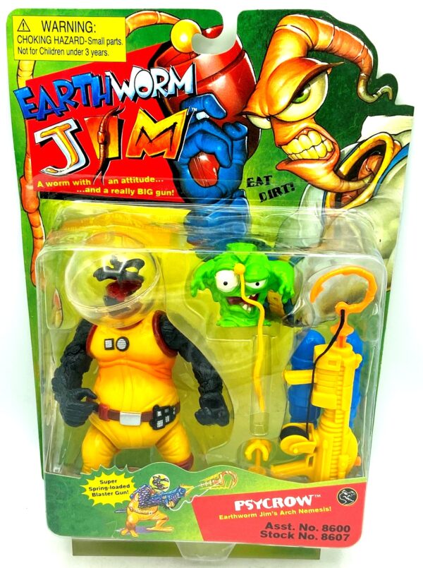 1994 Playmates Earth Worm Jim PSYCROW loose Pk (2)