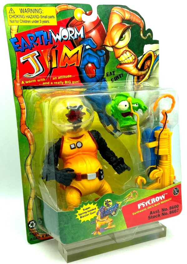 1994 Playmates Earth Worm Jim PSYCROW loose Pk (3)