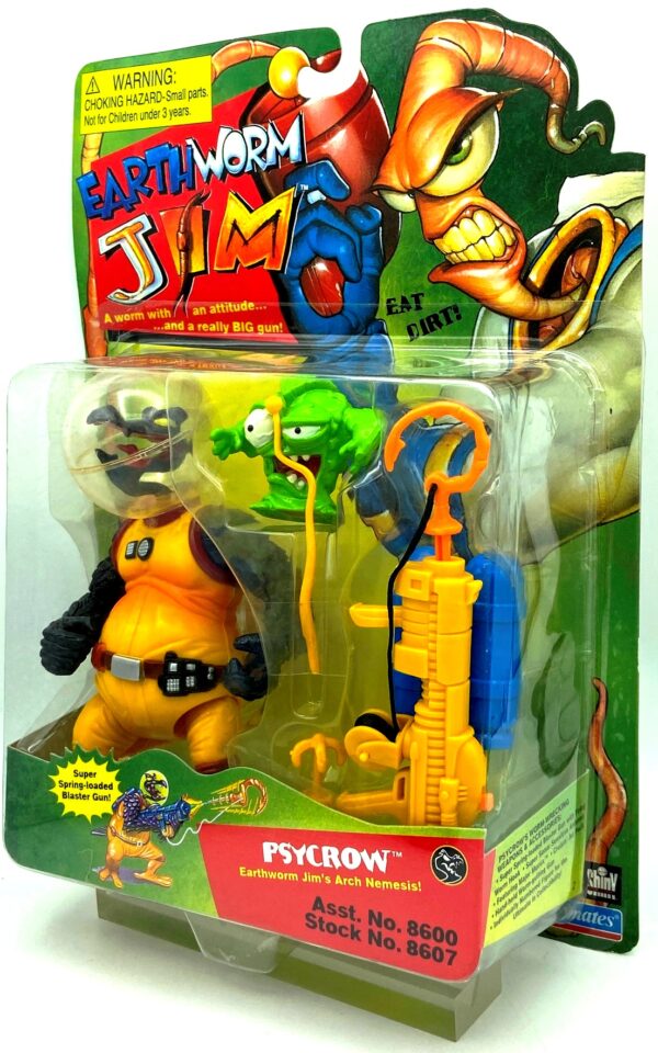1994 Playmates Earth Worm Jim PSYCROW loose Pk (4)
