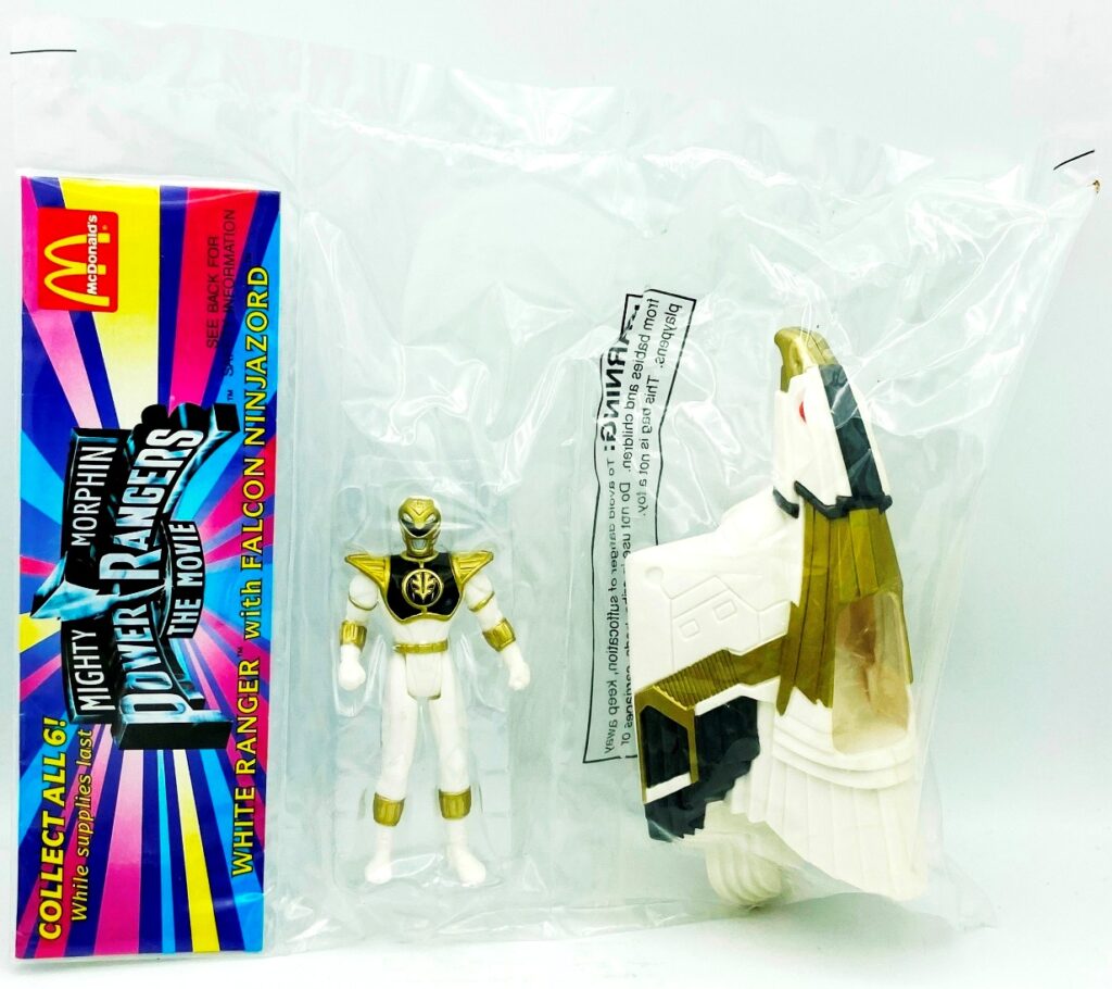 1995 McDonald Power Rangers The Movie White Ranger (2)