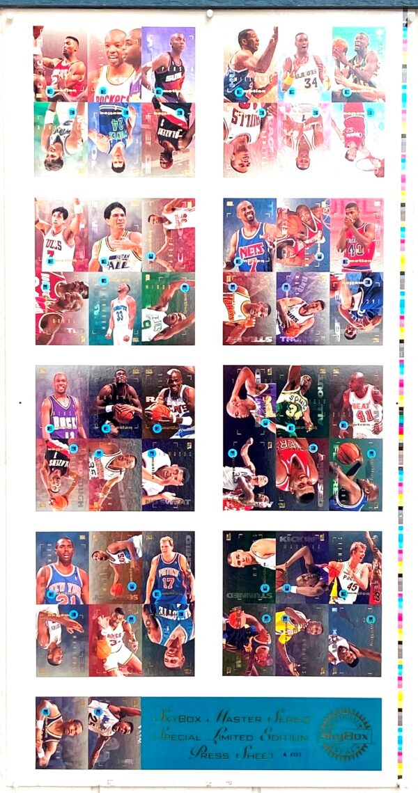 1995 Skybox MS LTD ED Press Sheet A-4253 (3)