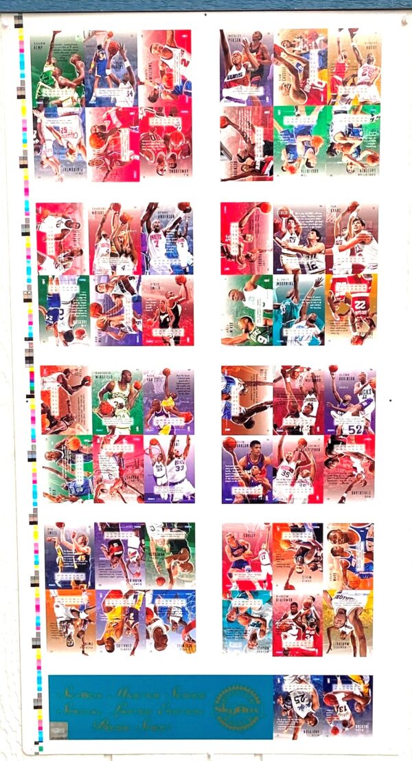 1995 Skybox MS LTD ED Press Sheet A-4253 (4)