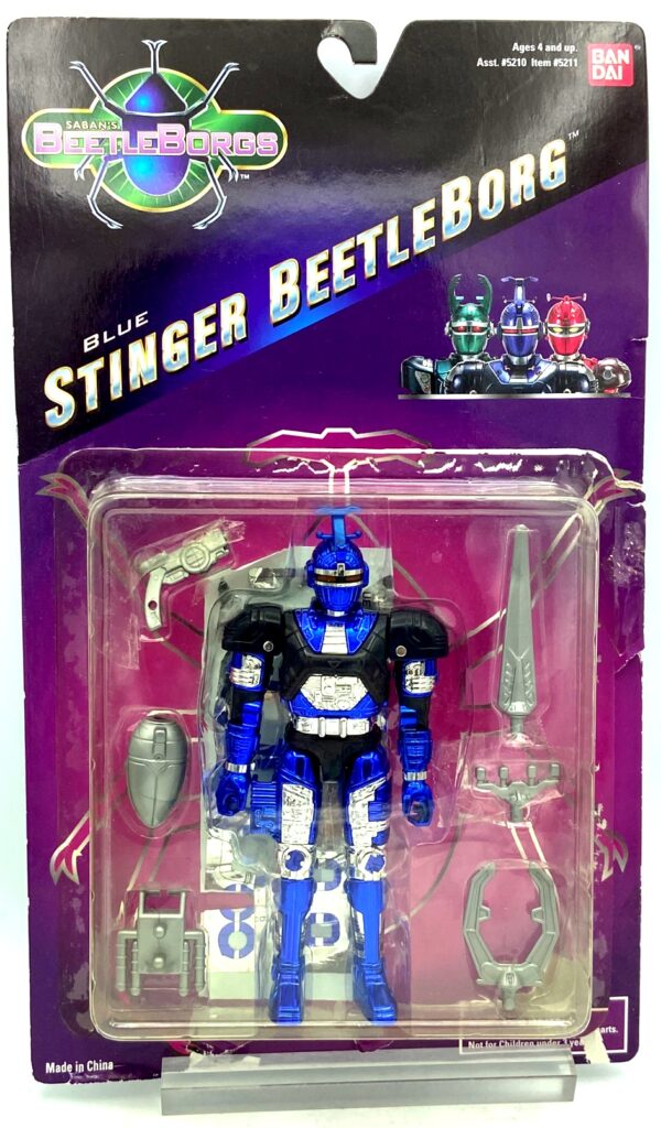 1997 BeetleBorgs Blue Stinger BeetleBorg Open (1)