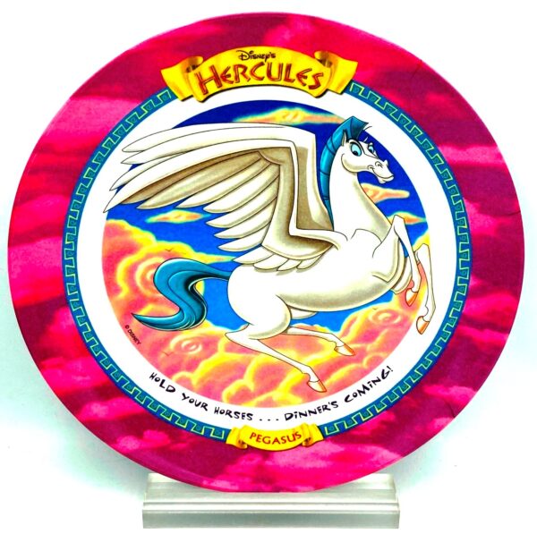 1997 McDonald Disney Hercules Pegasus Plate (2) 1997 McDonald Disney Hercules Pegasus Plate (2)