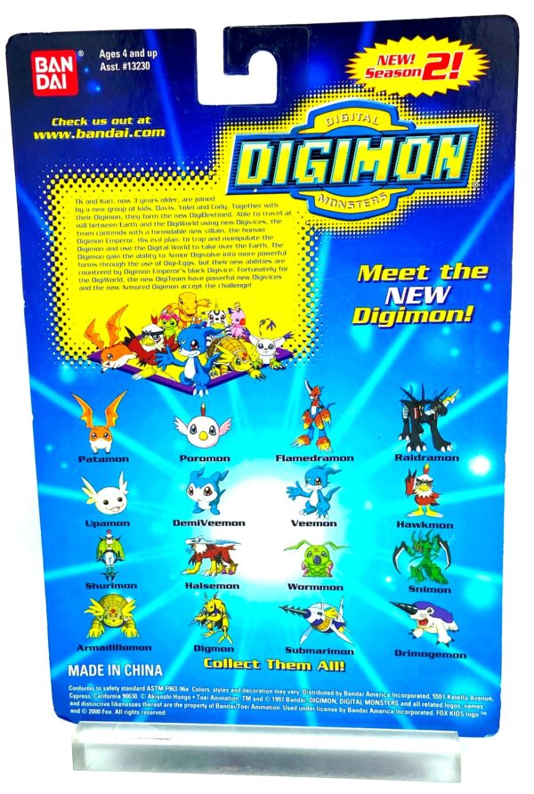 1999 Digimon Series-2 Paildramon Missing #302 1pc (5)
