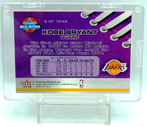 2002 Fleer All Star Kobe Bryant #8 (2)