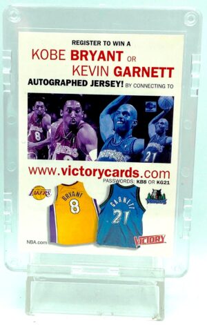 2002 UD Kobe Bryant-Kevin Garnett Card (1)