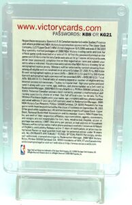 2002 UD Kobe Bryant-Kevin Garnett Card (2)