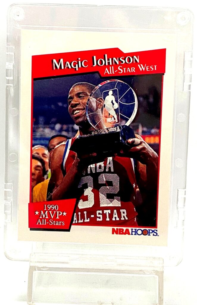 1991 NBA Hoops All-Star Magic Johnson # XI (1)