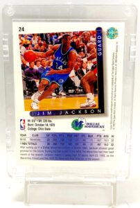 1993-94 Upper Deck Jim Jackson Card #24 (2)