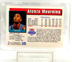 1993 Skybox Rookie Alonzo Mourning RC #361 (2)