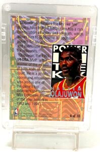 1994-95 Fleer PITK Hakeem Olajuwon #6 (2)