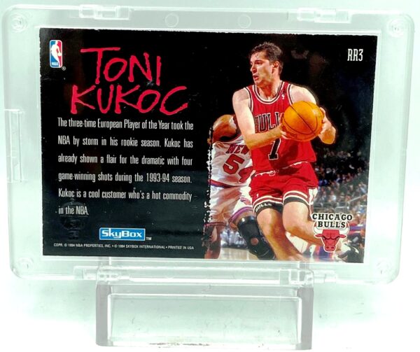 1994 Skybox Ragin' Rookies Toni Kukoc #RR3 (2)