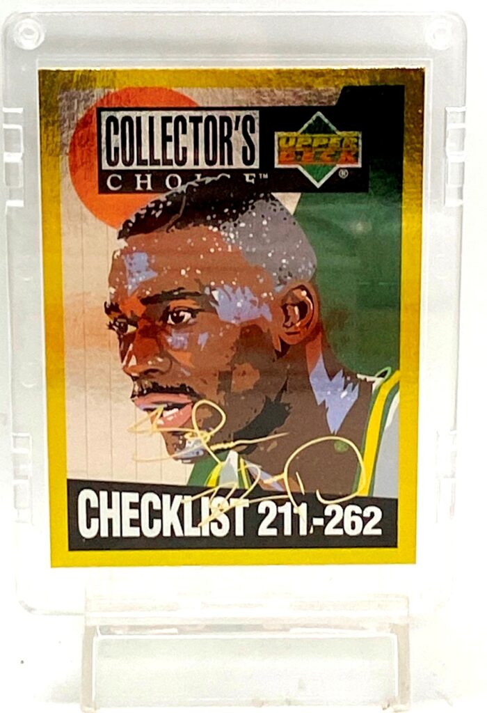 1994 UD CC Checklist Shawn Kemp #417 (1)
