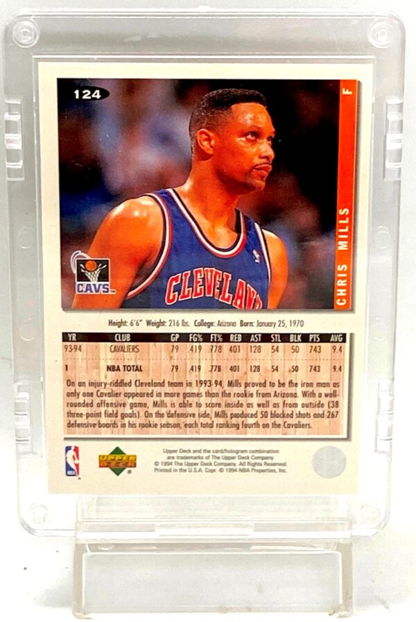 1994 UD CC Chris Mills #124 (2)