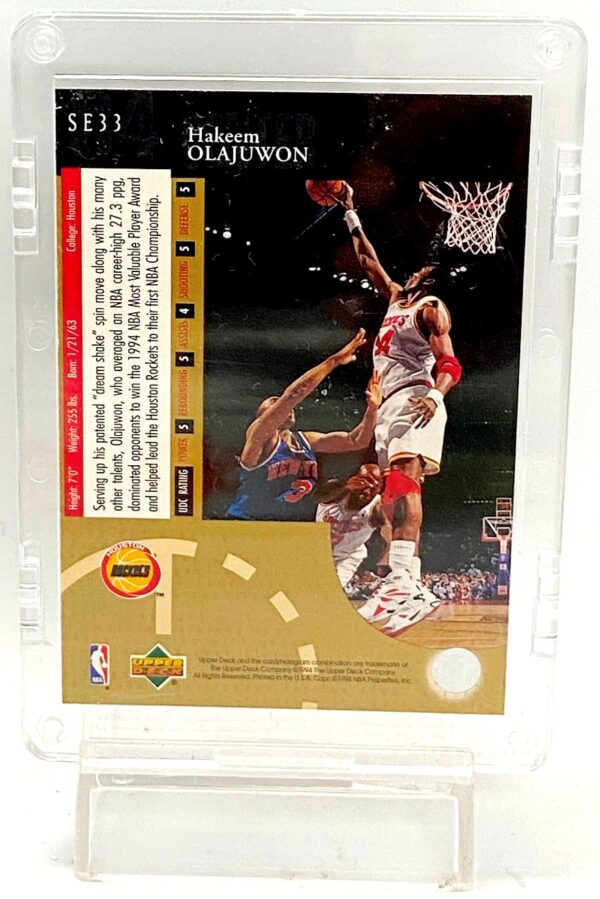 1994 UD SE Hakeem Olajuwon #SE33 (2)