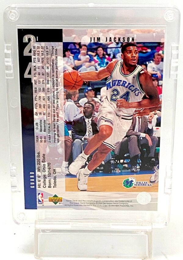1994 Upper Deck Jim Jackson Card #131 (2)