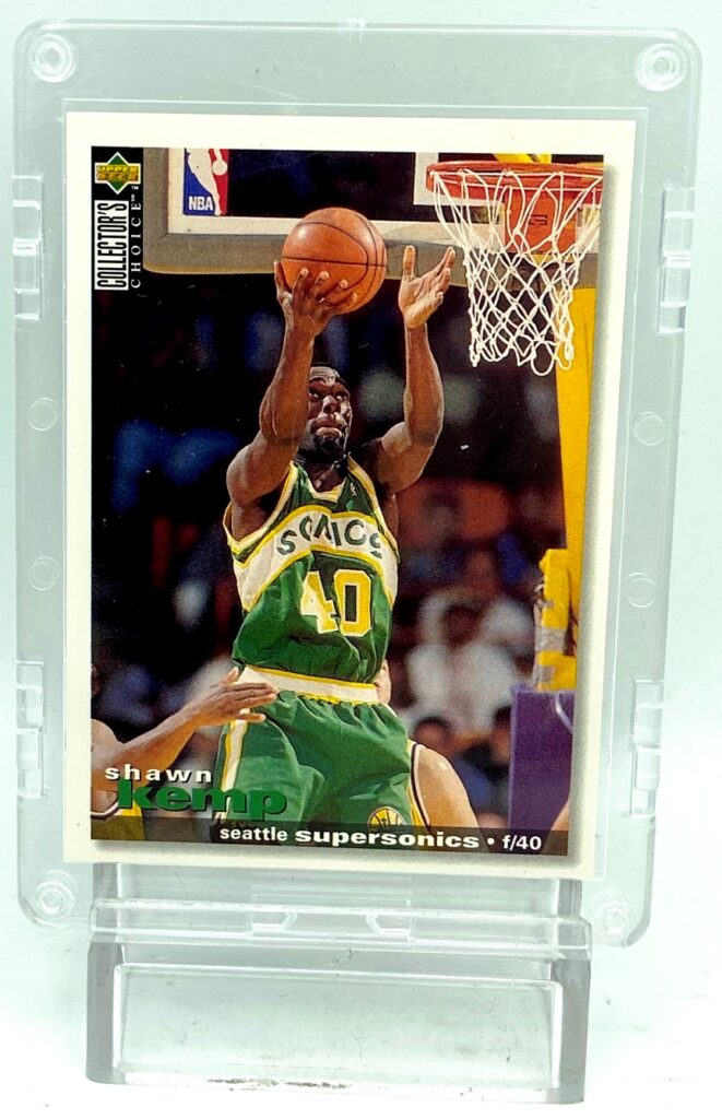 Vintage 1995 Upper Deck Collector's Choice Shawn Kemp Card 40 Team