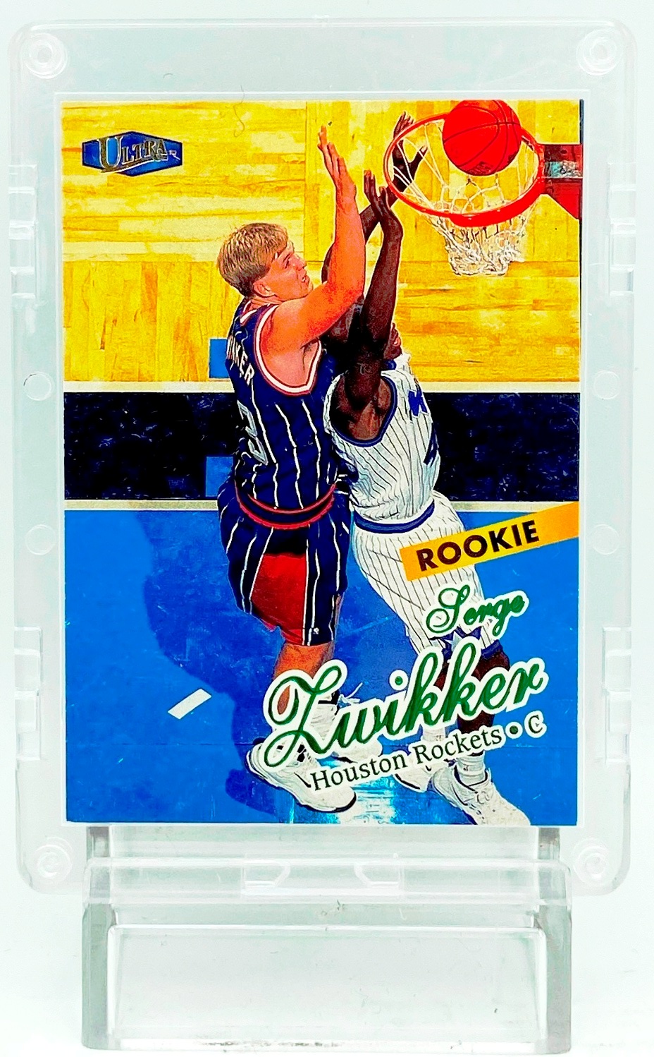 Vintage 199798 Ultra Rookie Serge Zwikker RC 221 (Houston Rockets
