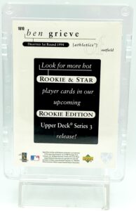 1997 UD Preview Edition Ben Grieve RC #10 (2)