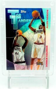 2002 Topps Allen Iverson-Derrick Coleman #TT3 (1)