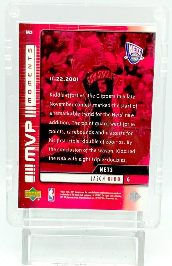 2002 UD MVP Moments Jason Kidd #M2 (2)