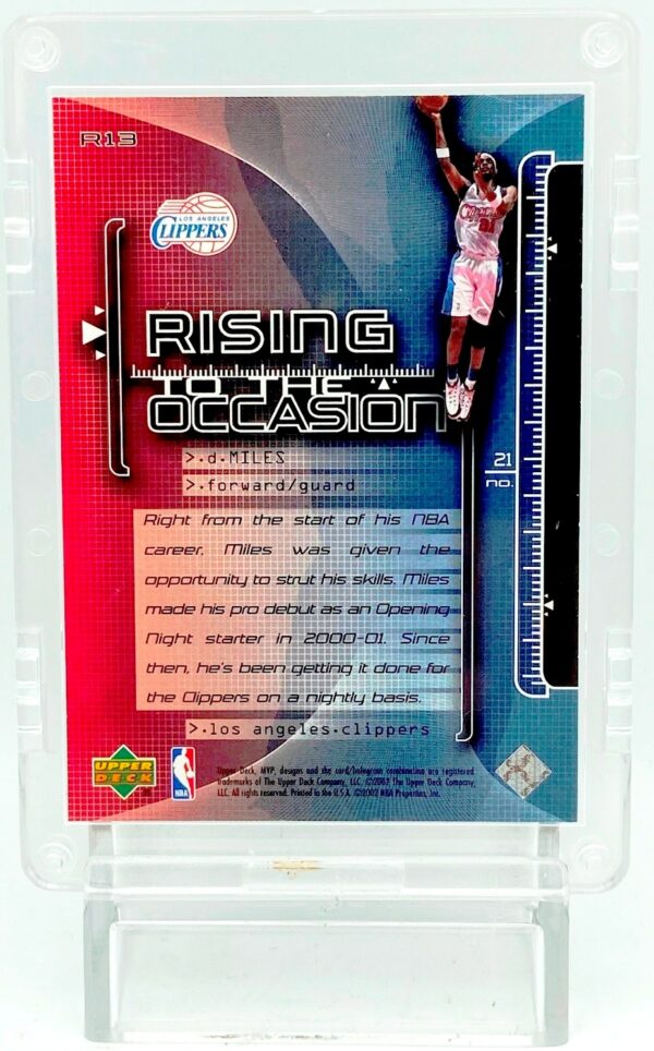 2002 UD Rising Occasion Darius Miles #R13 (2)